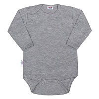 Kojenecké body New Baby Classic II šedé Kojenecké body New Baby Classic II šedé