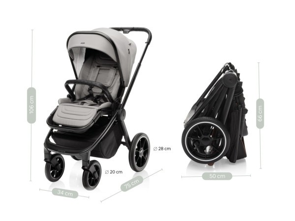 ZOPA Set kočárek Move Cross 3 + hluboká korba Move XL 3 + autosedačka XM dle vlastního výběru