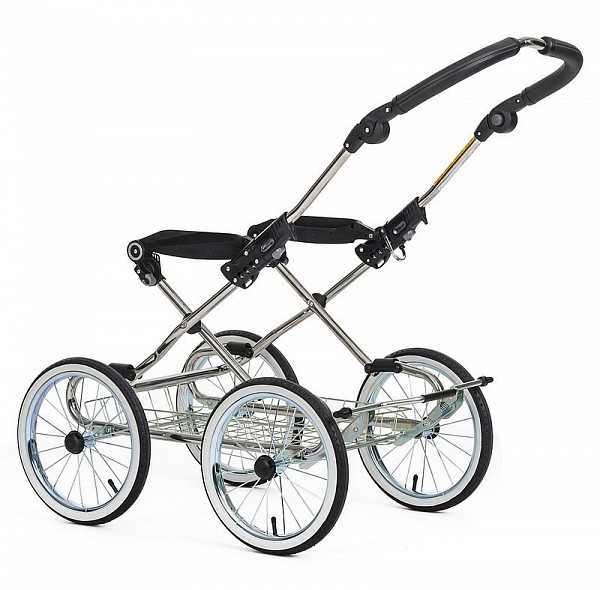 Klasická konstrukce Emmaljunga chassis DUO de Luxe