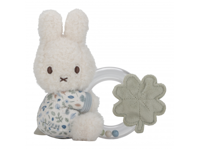 LITTLE DUTCH Chrastítko s korálky králíček Miffy