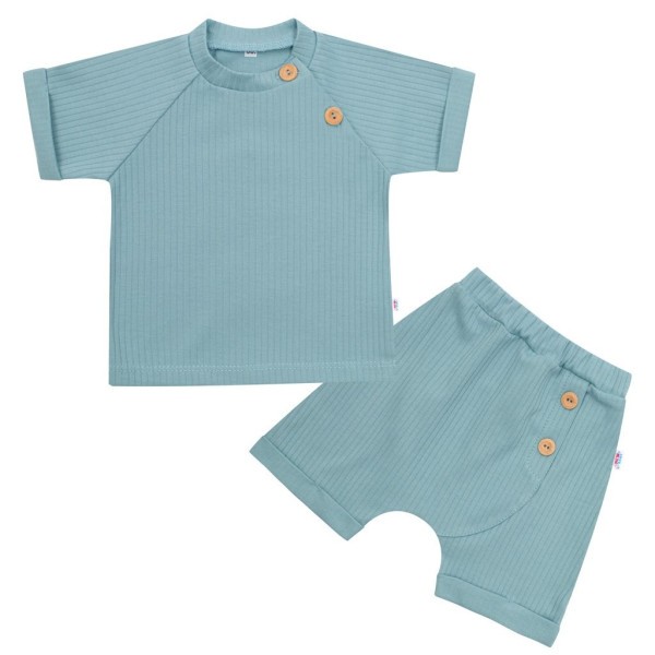 NEW BABY Kojenecká letní souprava tričko a kraťásky Practical