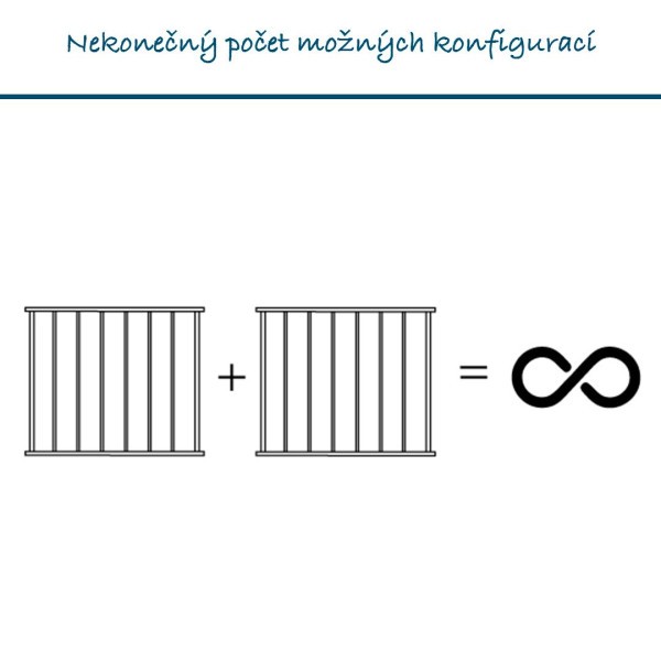 BABY DAN Univerzální prostorová zábrana BabyDan Carl XXX Wide