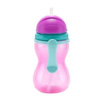 CANPOL BABIES Lahev sportovní se slámkou 370ml
