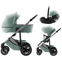 BRITAX RÖMER Set kočárek Smile 5Z + hluboká korba + autosedačka Baby-Safe PRO