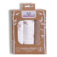 BABYMATEX Bambusová pleny 3-pack 70x70 cm BABYMATEX Bambusová pleny 3-pack 70x70 cm