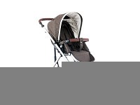 Kočárek Moon Lusso Dark Brown Mélange
