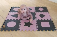 Baby Dan hrací podložka Puzzle Dusty Grey 9 ks