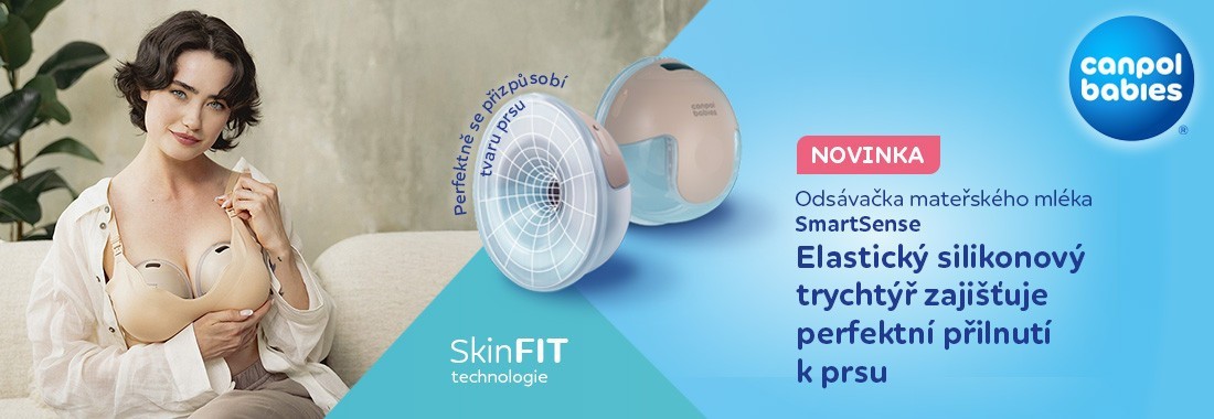 NOVINKA! Inovativní odsávačka mléka SmartSense do podprsenky