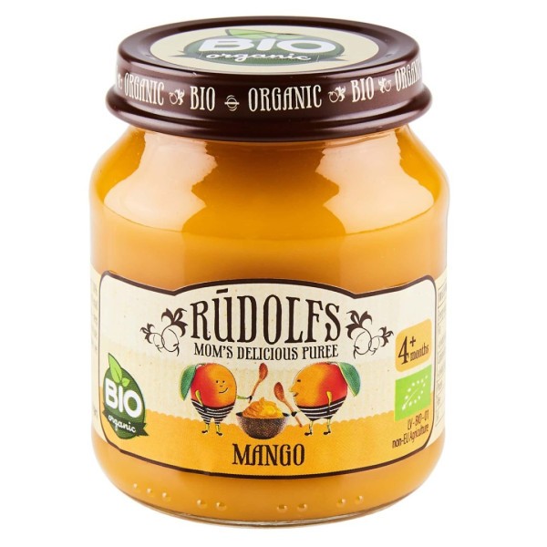 RUDOLFS BIO Příkrm mango 120 g - Příkrm mango 120 g