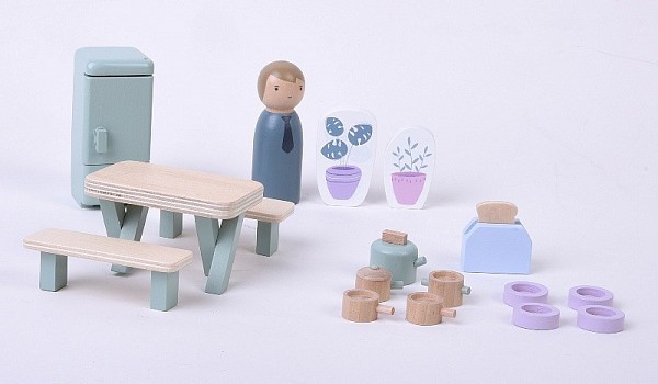 LITTLE DUTCH Set do domečku dřevěný Kuchyňka