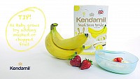 Kendamil Jemná dětská BIO/Organická banánovo jáhodová kaše (150g)