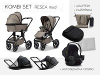 MOON RESEA + Kombi set Kombinovaný kočárek