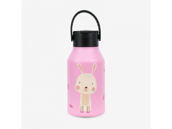 RUNBOTT Termoláhev Mii 350 ml s pítkem - Rabbit