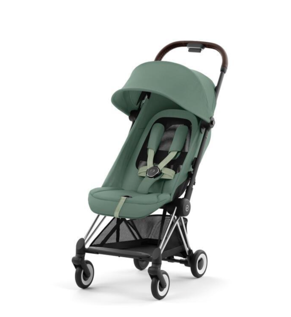 CYBEX COYA Chrome Dark Brown  Golfový kočárek