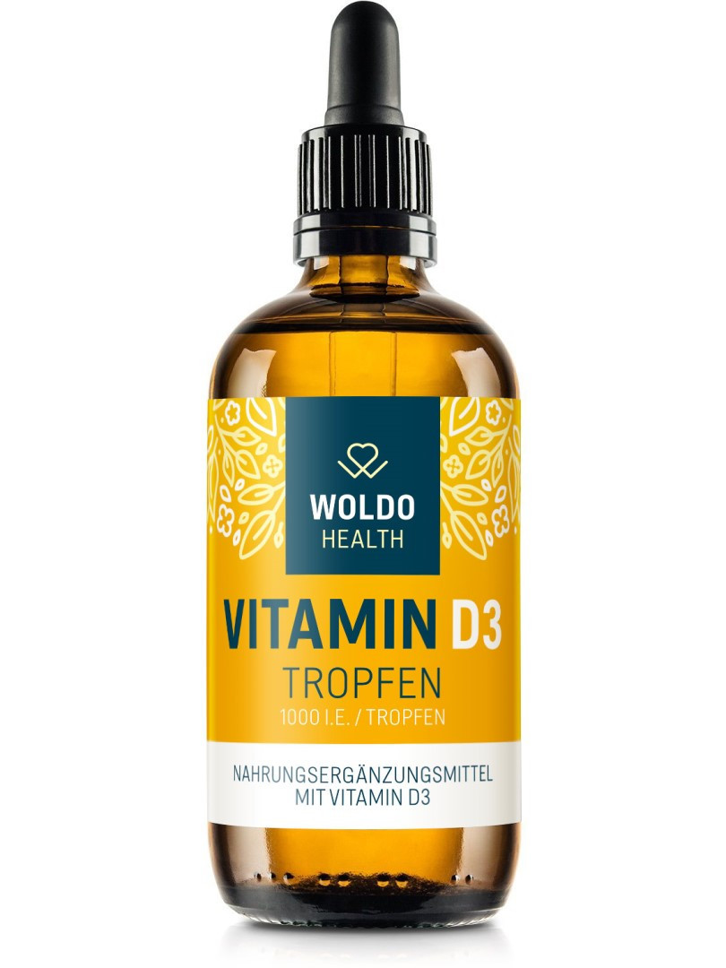 WOLDOHEALTH Vitamín D3 1000 IU - 50 ml