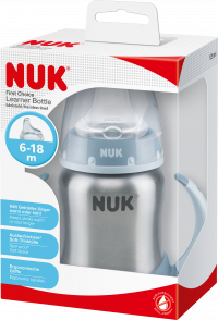 NUK FC lahvička na učení nerez 125 ml