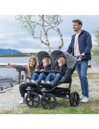 TFK Set 1 Duo combi push chair - air chamber wheel 2022 glow in the dark