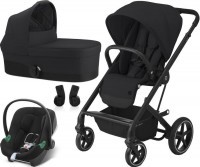 Kočárek CYBEX Set Balios S Lux Black 2022 + Aton B2 i-Size ZDARMA, deep black Kočárek CYBEX Set Balios S Lux Black 2022 + Aton B2 i-Size ZDARMA, deep black