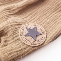 LITTLE ANGEL Šortky tenké harémky - písková