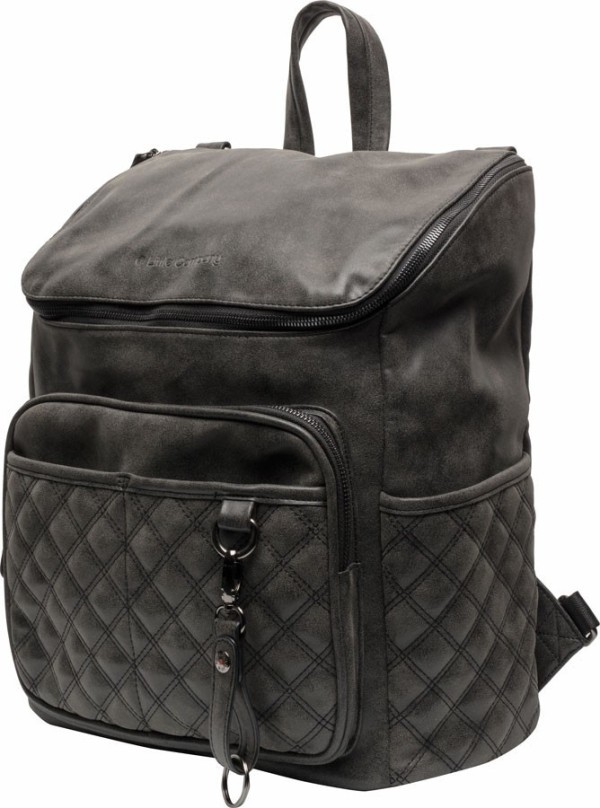 Little Company Přebalovací batoh Lisbon Quilted Black Prošívaný