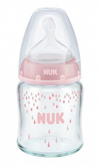 NUK FC+ láhev sklo 120ml,S,V1-S NUK FC+ láhev sklo 120ml,S,V1-S