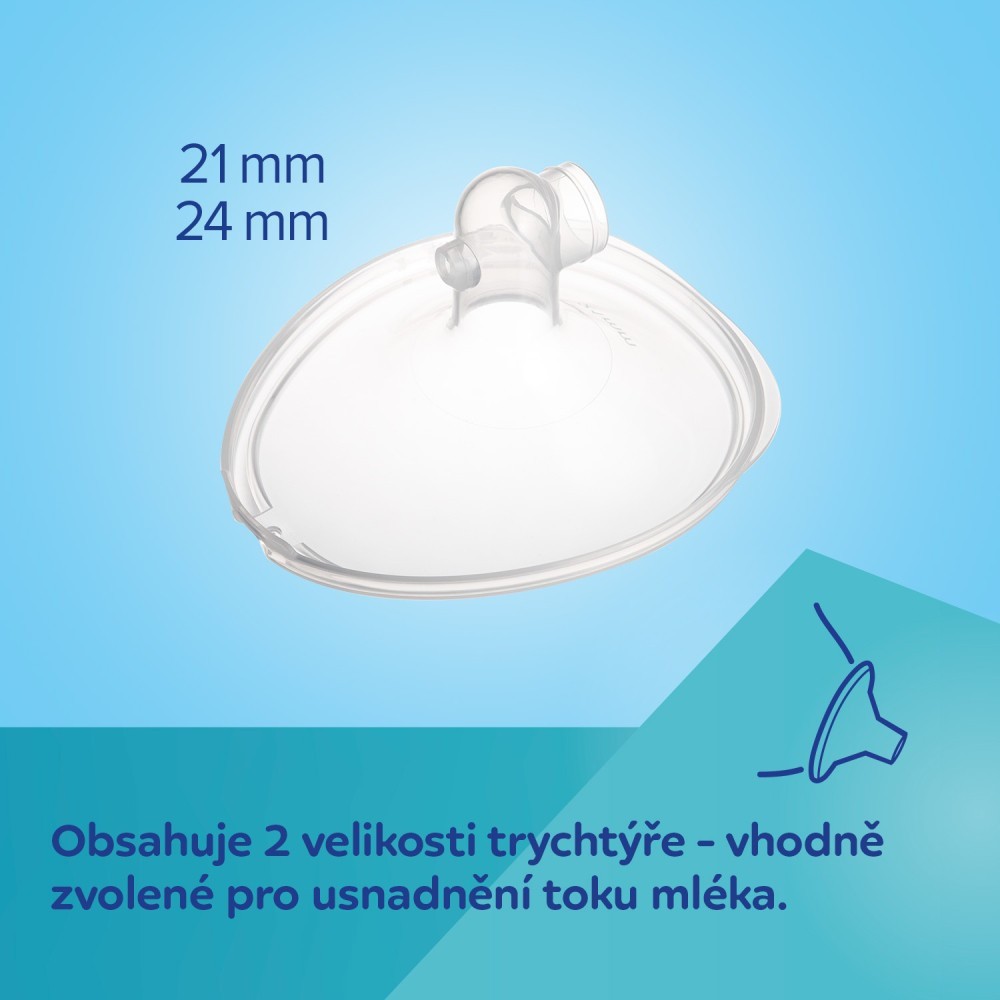 CANPOL BABIES Trychtýř do podprsenky k odsávačkám Take&Go a ExpressCare