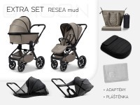 MONN RESEA + Extra set Kombinovaný kočárek