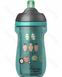 Netekoucí termohrnek s brčkem Explora 260ml 12m+