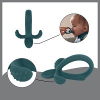 BABYMOOV Silikonová miska s přísavkou, lžičkou a bryndáčkem FIRST´ISY KIT