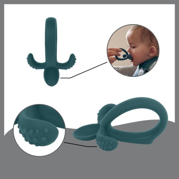 BABYMOOV Silikonová miska s přísavkou, lžičkou a bryndáčkem FIRST´ISY KIT