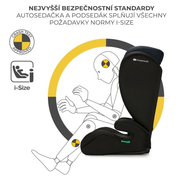 KINDERKRAFT Autosedačka i-Spark i-Size 100-150 cm