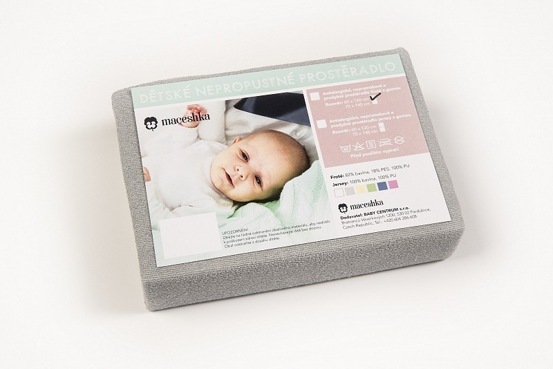 Prostěradlo nepropustné Baby Centrum Froté 140x70cm