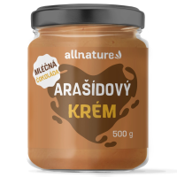 ALLNATURE Arašídový krém s mléčnou čokoládou