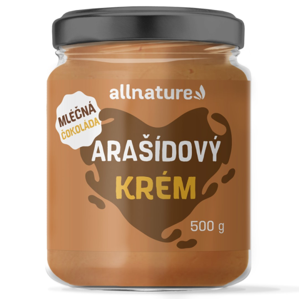 ALLNATURE Arašídový krém s mléčnou čokoládou