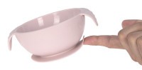 Miska Lassig Bowl Silicone pink with suction pad Miska Lassig Bowl Silicone pink with suction pad