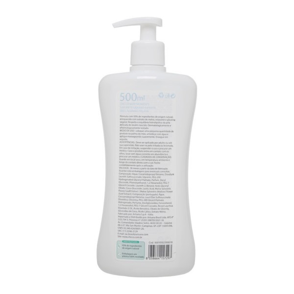 CHICCO Šampon na tělo s dávkovačem Baby Moments Relax 93% přírodních složek 500 ml