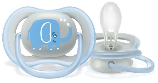 Philips AVENT Šidítko Ultra air 6-18m, 1 ks - slon