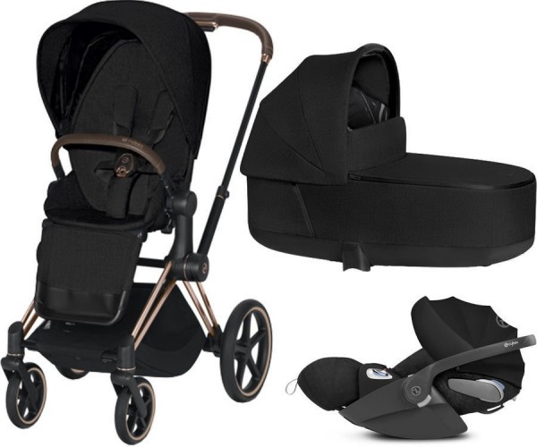Kočárek CYBEX Set Priam Rosegold Seat Pack PLUS 2021 včetně Cloud Z i-Size PLUS