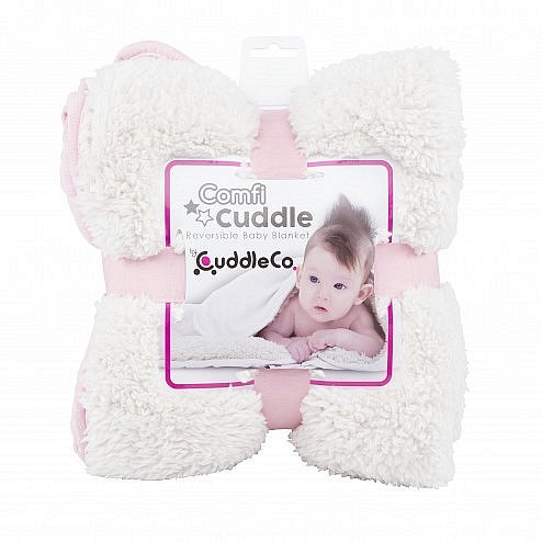 CUDDLECO Super měkká oboustranná dětská deka, Blush