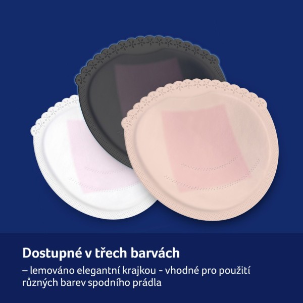 LOVI Vložky do podprsenky antibakteriální Discreet Elegance bílé