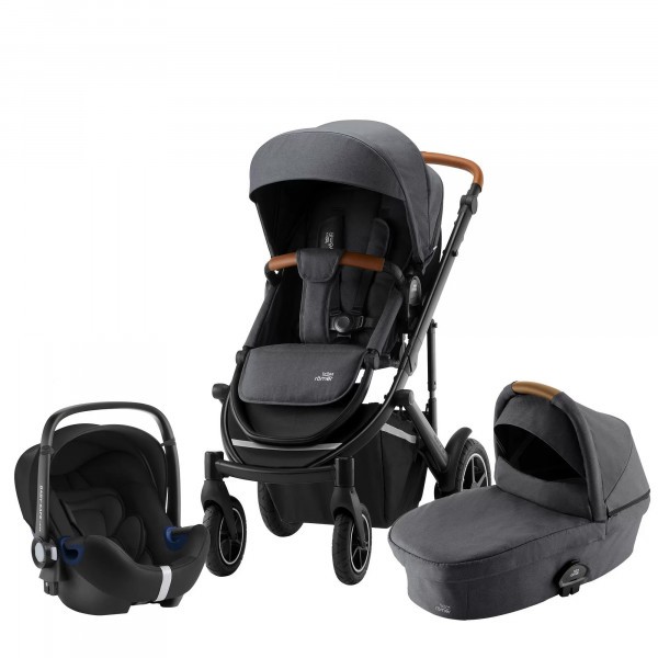 Set kočárek  Britax Smile III + hluboká korba + autosedačka