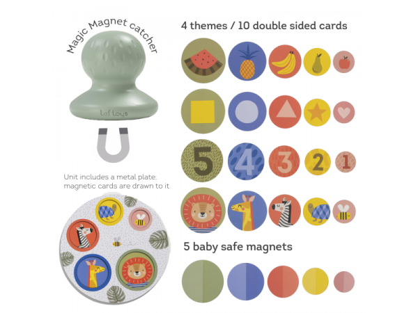TAF TOYS Magnetické puzzle 4v1