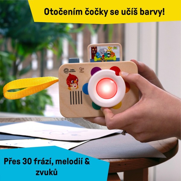 BABY EINSTEIN Hračka interaktivní se zvukem fotoaparát 6m+