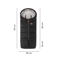 PETITE&MARS Set zimní fusak Jibot 3v1 + rukavice na kočárek Jasie