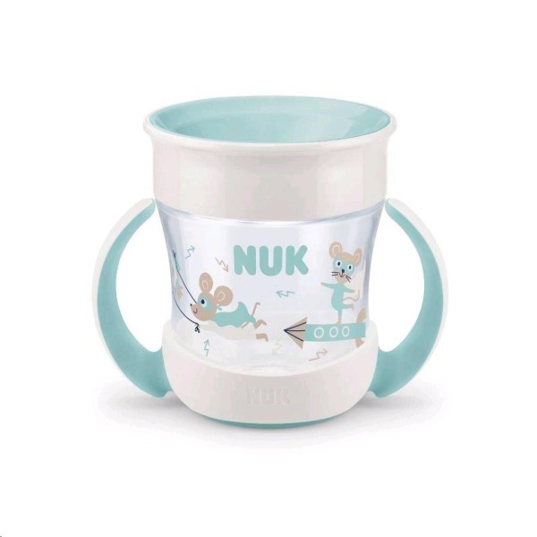 NUK Dětský hrníček Mini Magic 360° s víčkem