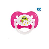 Canpol babies Dudlík 0-6m silikonový symetrický SOVA