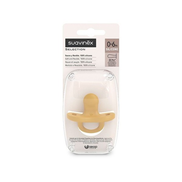 SUAVINEX ŠIDÍTKO fyziologické SILIKON 0-6m SX PRO - COLOUR ESSENCE