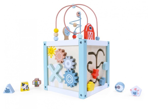 ZOPA Dřevěná aktivity kostka (20 cm)
