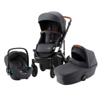 Set kočárek Smile III + hluboká korba + autosedačka Baby Safe iSense