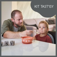 BABYMOOV Silikonová miska s přísavkou a lžičkou TAST´ISY KIT